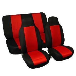 Racing Style Black and Red Seat Covers