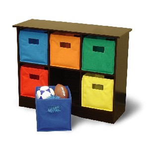 RiverRidge Kids 6 Bin Storage Cabinet