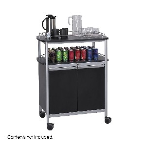 safco mobile beverage cart