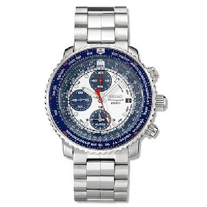 Seiko Men's SNA413 Flight Computer Chronograph Watch