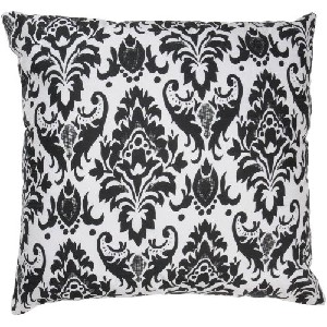 Set of 2 Damask Throw Pillows