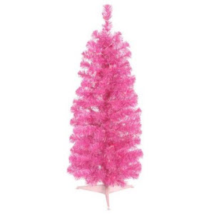 Small Pink Christmas Tree