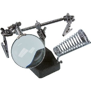 Soldering Station with Magnifying Glass