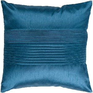 Solid Teal Blue Modern Throw Pillow