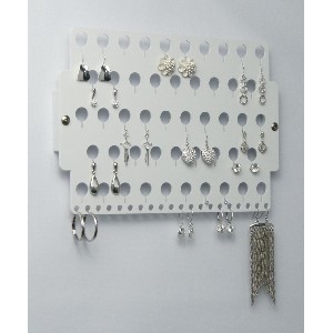 Wall Mounted Necklace and Earring Holder