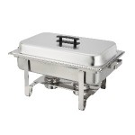 Winware 8 Qt Stainless Steel Chafer, Full Size Chafer